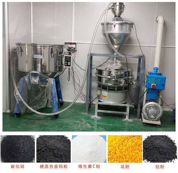 超声波旋振筛可筛分物料图